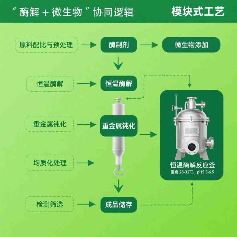 生物酶解流程图